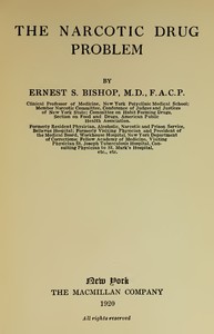 Book cover of "The narcotic drug problem"
