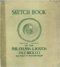 Book cover of "Sketchbook of the Philadelphia & Boston Face Brick Co."