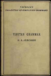 Book cover of "Tibetan Grammar"