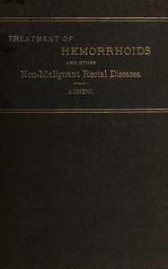 Book cover of "Treatment of hemorrhoids, and other non-malignant rectal diseases"