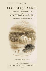 Book cover of "Life of Sir Walter Scott, with Abbotsford Notanda"
