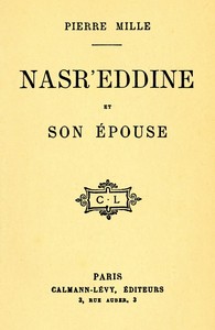 Book cover of "Nasr'Eddine et son épouse"