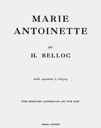 Book cover of "Marie Antoinette"