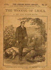 Book cover of "The wooing of Leola"
