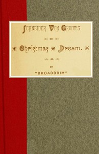 Book cover of "Schneider Von Groot's Christmas dream"