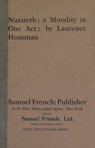 Book cover of "Nazareth: a morality in one act"