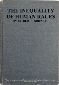 Book cover of "The inequality of human races"