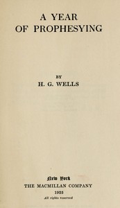 Book cover of "A year of prophesying"