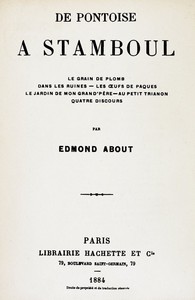 Book cover of "De Pontoise à Stamboul"