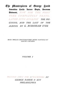 Book cover of "The Piccinino, Volume 1 (of 2)"