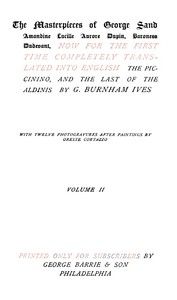Book cover of "The Piccinino, Volume 2 (of 2); The last of Aldinis"