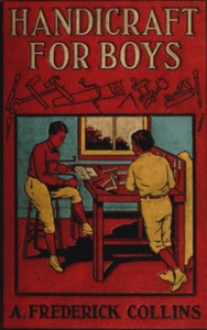 Book cover of "Handicraft for boys"