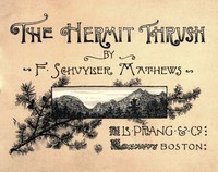 Book cover of "The hermit thrush"