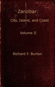 Book cover of "Zanzibar; city, island, and coast. Vol. 2 (of 2)"