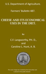 Book cover of "Cheese and its economical uses in the diet"