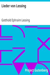 Book cover of "Lieder von Lessing"