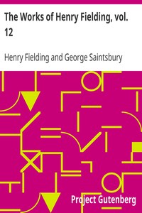 Book cover of "The Works of Henry Fielding, vol. 12"