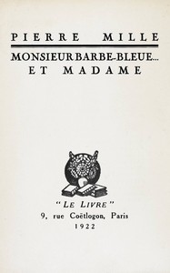 Book cover of "Monsieur Barbe-Bleue... et Madame"