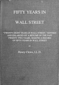 Book cover of "Fifty years in Wall Street"
