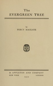 Book cover of "The evergreen tree"