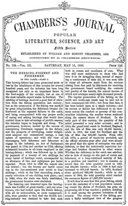 Book cover of "Chambers's Journal of Popular Literature, Science, and Art, fifth series, no. 124, vol. III, May 15, 1886"