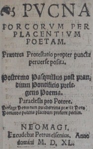 Book cover of "Pvcna porcorvm"