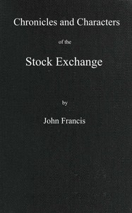Book cover of "Chronicles and characters of the stock exchange"