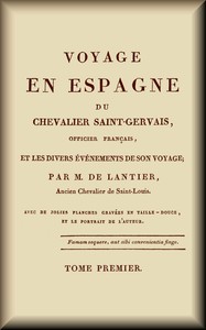 Book cover of "Voyage en Espagne du Chevalier Saint-Gervais (1 de 2)"