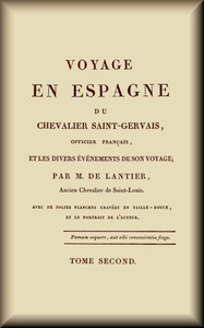 Book cover of "Voyage en Espagne du Chevalier Saint-Gervais (2 de 2)"