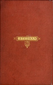Book cover of "The poetical works of Edmund Clarence Stedman"