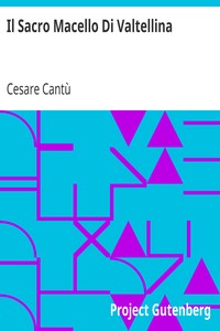 Book cover of "Il Sacro Macello Di Valtellina"