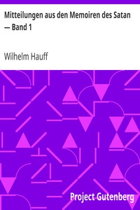 Book cover of "Mitteilungen aus den Memoiren des Satan — Band 1"