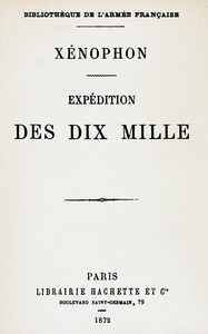 Book cover of "Expédition des dix mille"
