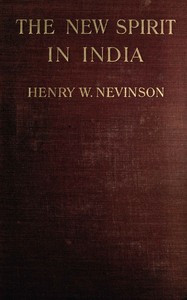 Book cover of "The new spirit in India"
