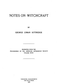 Book cover of "Notes on witchcraft"