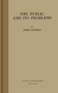 Book cover of "The public and its problems"