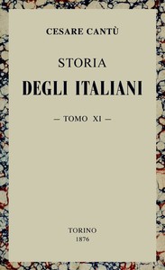 Book cover of "Storia degli Italiani, vol. 11 (di 15)"