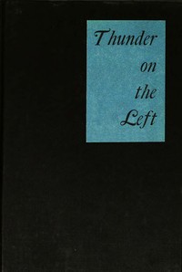 Book cover of "Thunder on the left"