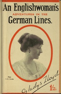 Book cover of "An Englishwoman's adventures in the German lines"