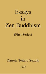 Book cover of "Essays in Zen Buddhism : $b First series"