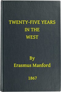 Book cover of "Twenty-five years in the West"