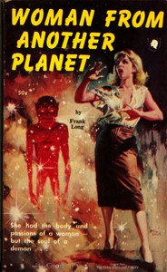 Book cover of "Woman from another planet"