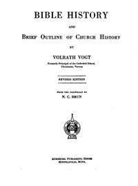 Book cover of "Bible history and brief outline of church history"