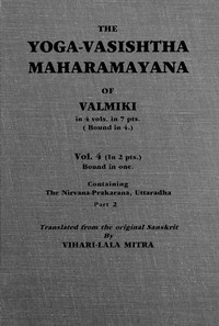 Book cover of "The Yoga-Vasishtha Maharamayana of Valmiki, Vol. 4 (of 4), Part 2 (of 2)"
