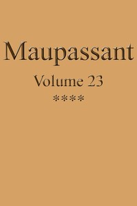 Book cover of "Œuvres complètes de Guy de Maupassant - volume 23"