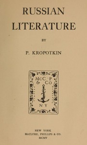 Book cover of "Russian literature"