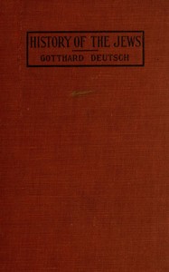 Book cover of "The history of the Jews"