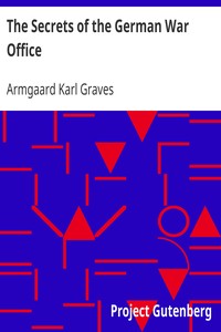 Book cover of "The Secrets of the German War Office"