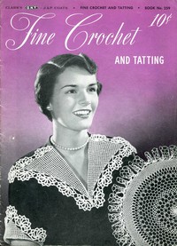 Book cover of "Fine crochet and tatting"