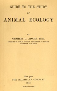 Book cover of "Guide to the study of animal ecology"